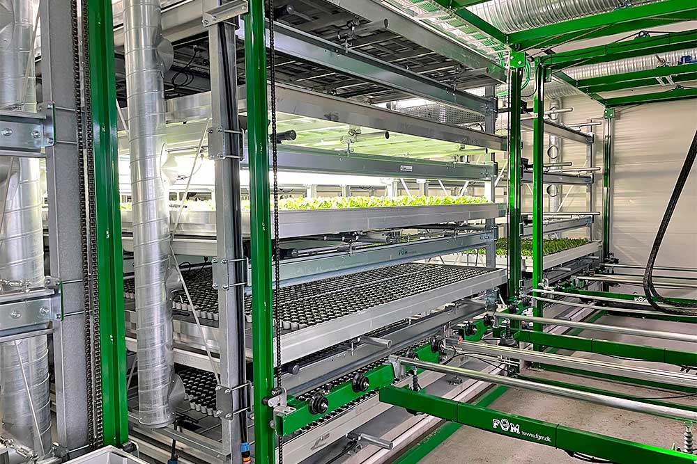 Vertical farming flytning af rendevogne