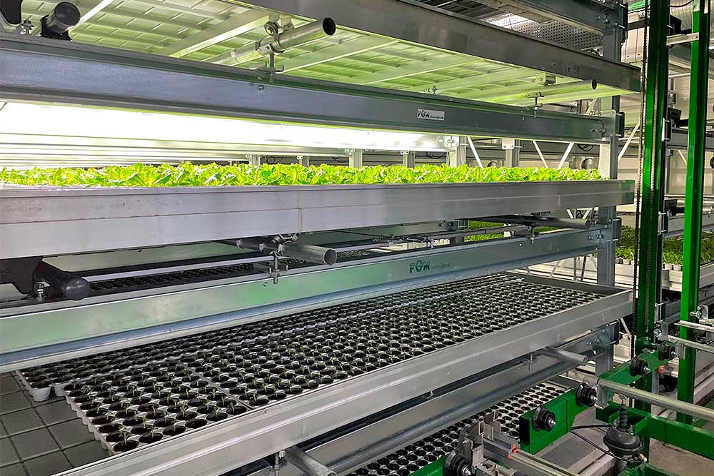 Vertical farming med rendevogn